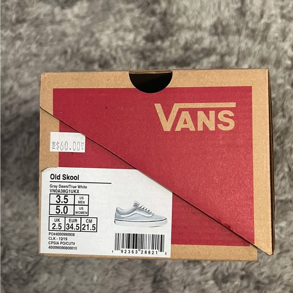 Grey Old Skool Vans - Picture 2 of 2